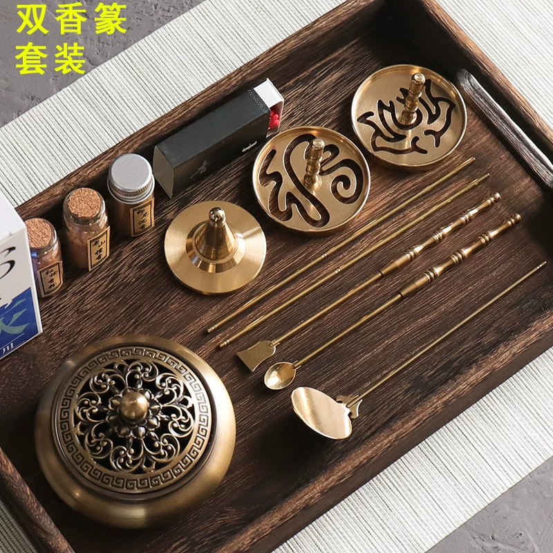Double-seal incense ritual set